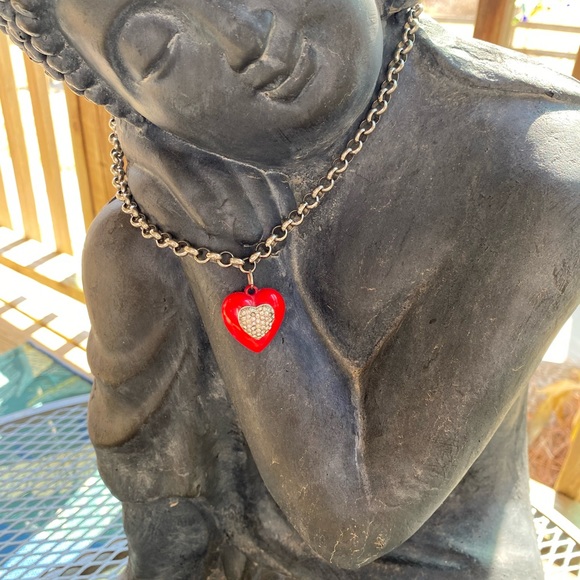 Bling heart necklace - Picture 2 of 4